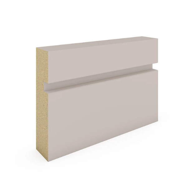 68mm mdf primed 1 groove architrave 4.4m