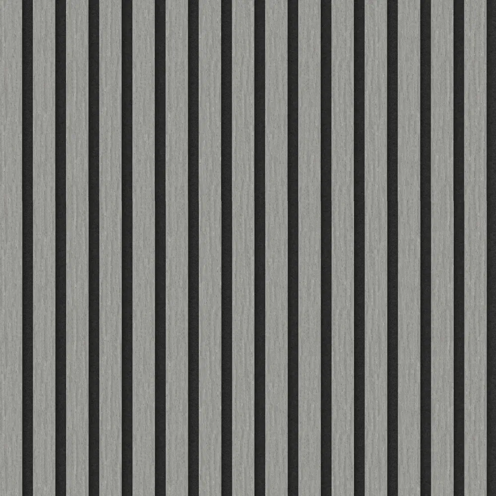LITE Grey Oak Acoustic Slatwall 2400x600